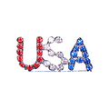 USA Rhinestone Pin